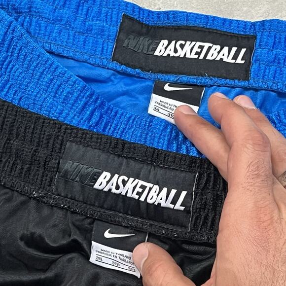 VTG Lot Of 2 Nike Basketball Shorts. 2 Nike Size XXXL White Red 3xl Y2K Dazzle - Picture 6 of 6